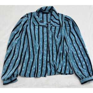 VintageSally- Tomato  Blouse‎ Bell Sleeve Size Ladies S